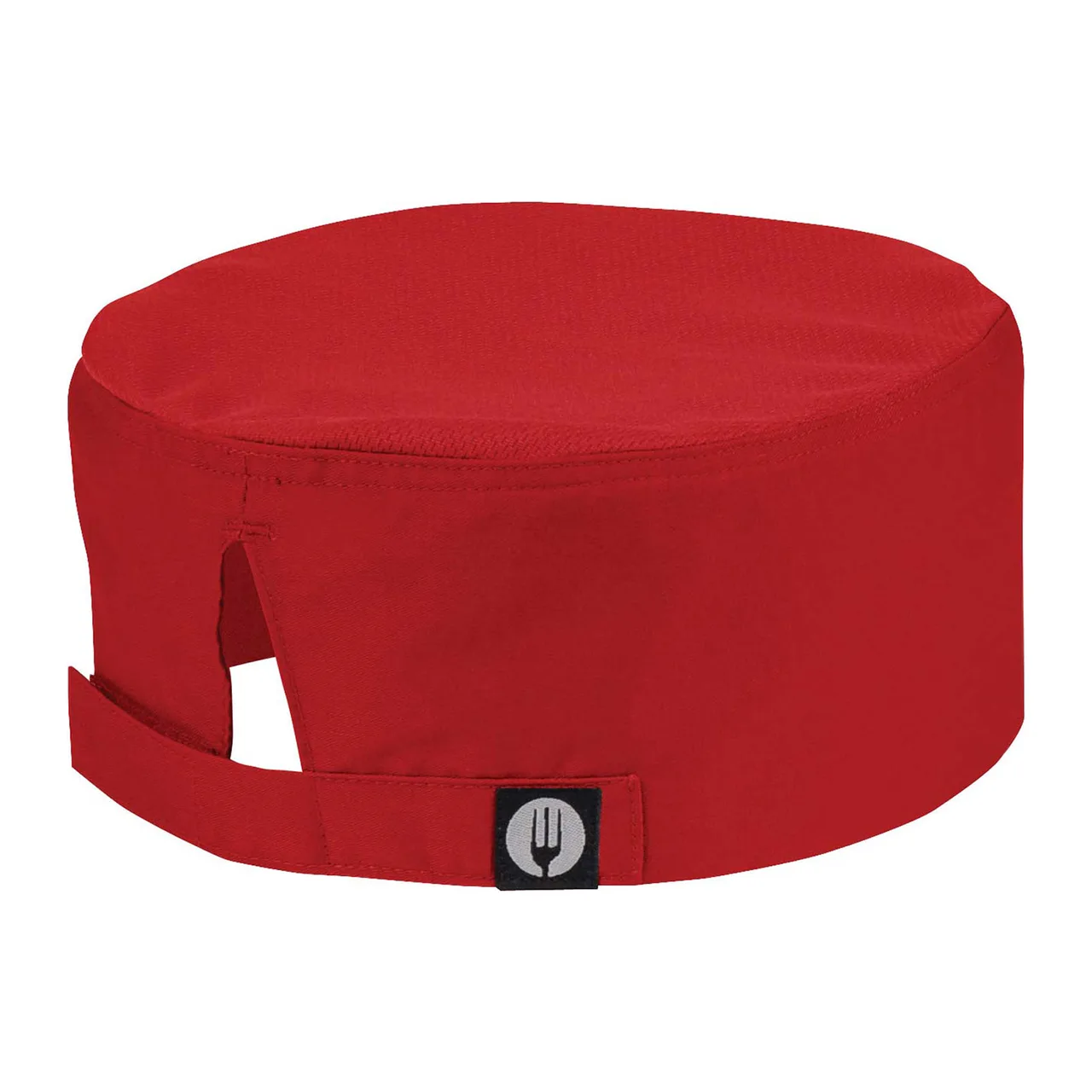 Chef Works DFCV-RED-0 Red Beanie, Poly/Cotton, One Size - 1/Case