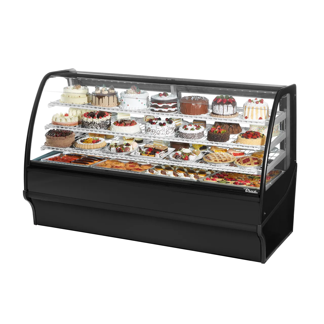 True TDM-R-77-GE/GE-S-S 77" Refrigerated Bakery Display Case, Stainless Steel