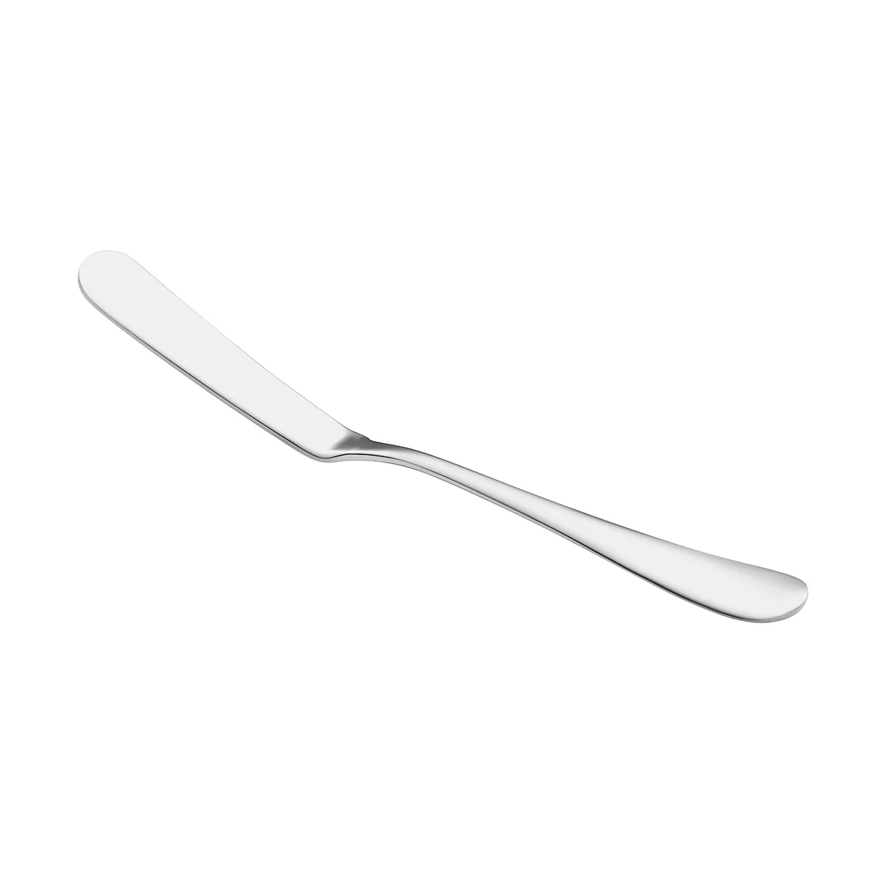 CAC China 8003-12 Noble Butter Spreader, 6-5/8"L, Extra Heavy Weight, 18/8 Stainless Steel - 1 Dozen