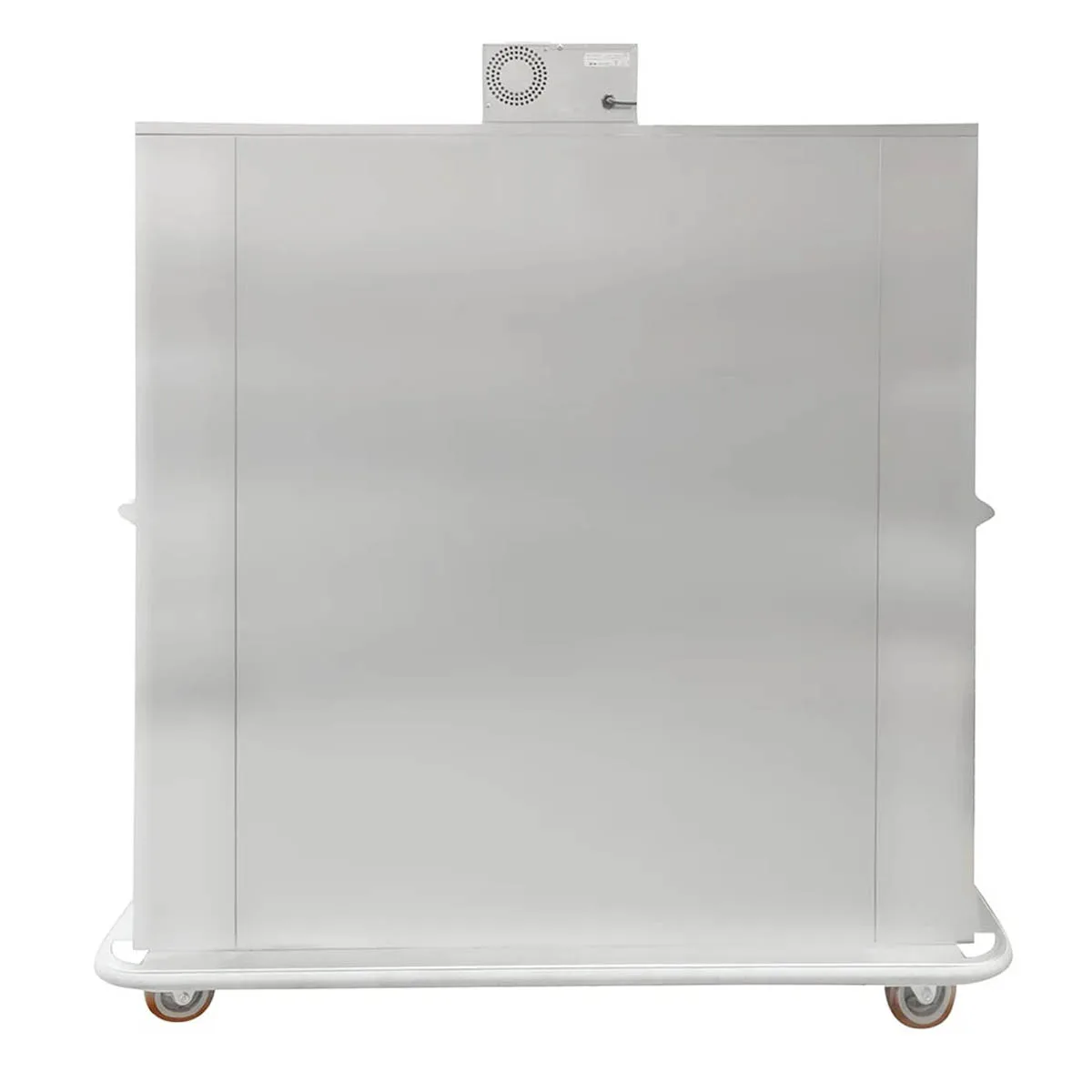 Carter-Hoffmann BB1600 Full Height 2-Door Heated Banquet Cabinet 150 Plates Stainless 73"-78" Mobile Casters