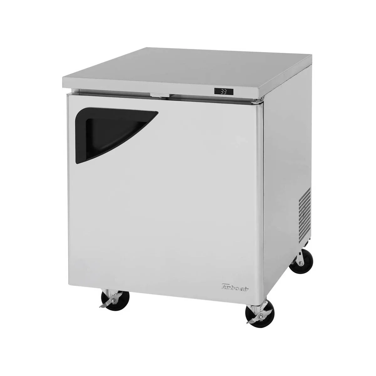 Turbo Air TUR-28SD-N 27" 1-Section Undercounter Refrigerator w/ 1 Door, 6.8 cu. ft.
