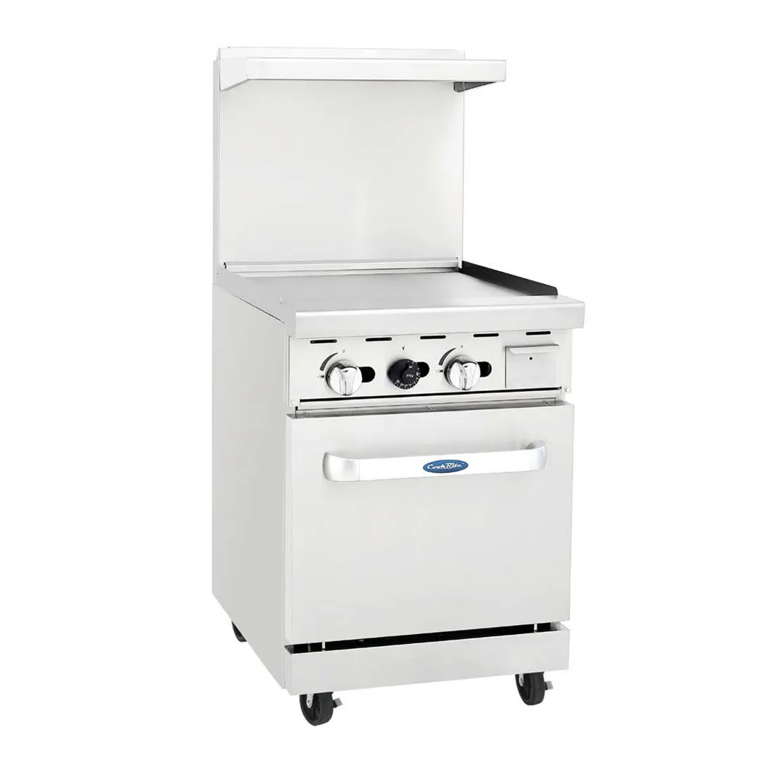 Atosa USA AGR-24G-LP 24" Liquid Propane Gas Restaurant Range w/ 24" Full Griddle, 72.000 BTU 