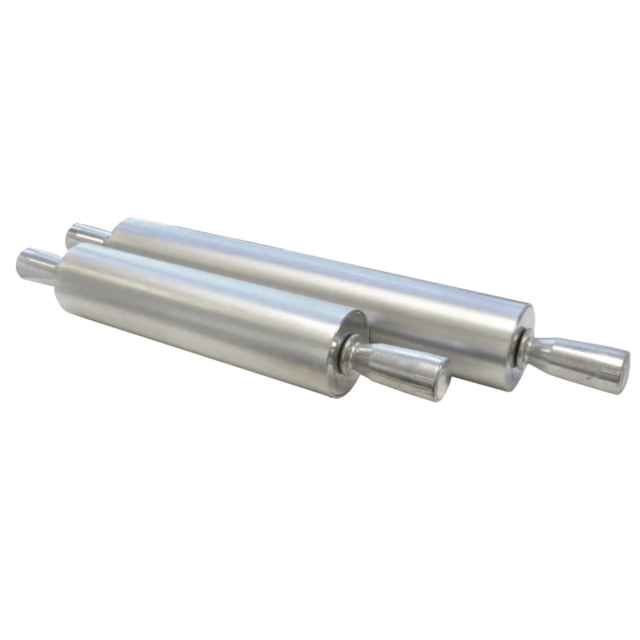 Omcan USA 80080 Elite Series Rolling Pin, 13" Aluminum Construction, Professional Baking Tool