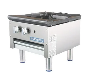 Turbo Air TASP-18S 18" Gas Stock Pot Range w/ (1) Three Ring Burner, Low Height, 79.000 BTU