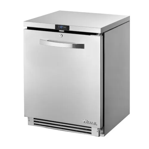 True TUC-24F-HC~SPEC3 24" 1-Solid Door Undercounter Freezer, Stainless Steel, Front Breathing