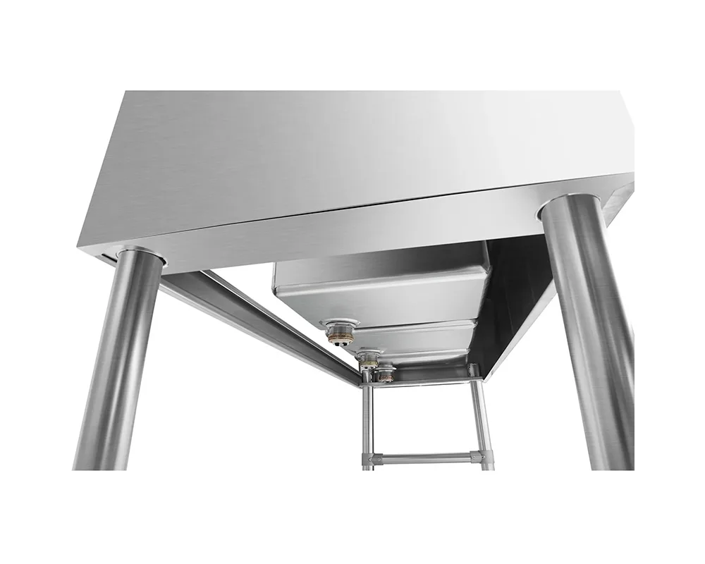 Koolmore SBR3B48-R-320 48" Underbar Sink Units, 3 Compartment with Right Drainboard