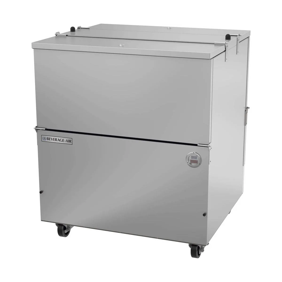 Beverage Air ST34HC-S 34" Dual Sided Milk Cooler, Cold Wall, 8 Crates Capacity