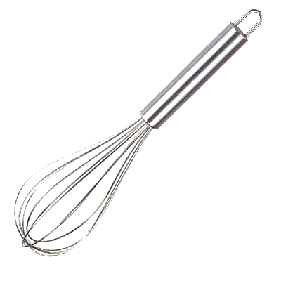 Omcan USA 80041 Piano Whip, 10" Stainless Steel, 10"-12" Length, Durable Kitchen Utensil