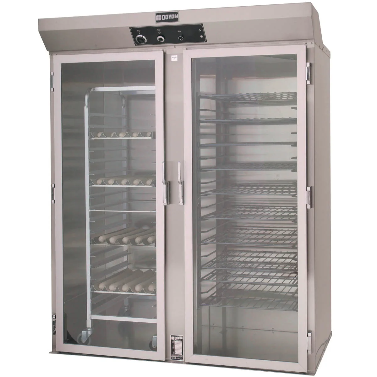 Doyon E236TLO Roll-In Full Height Non-Insulated Double Door Proofer Cabinet, (2) Glass Doors