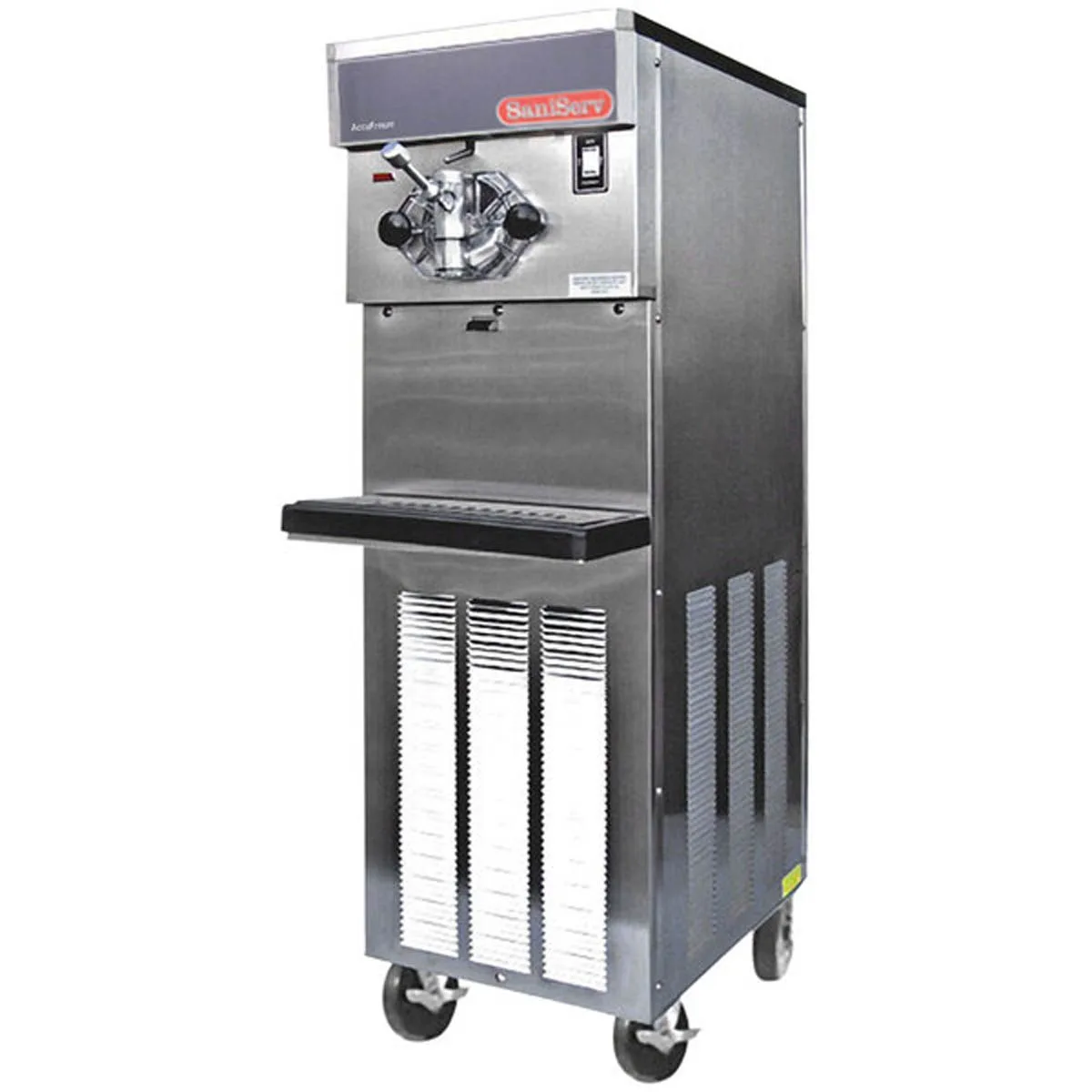 SaniServ 614 Floor Model Air-Cooled 1-Flavor Shake Machine w/ 20-Qt. Mix Capacity, 1 Head