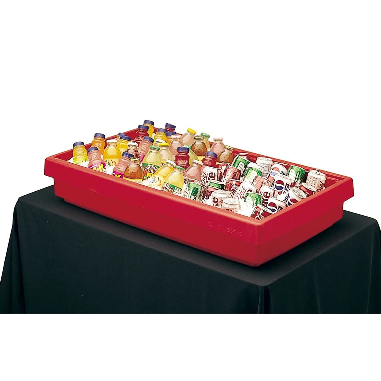 Cambro BUF48158 Table Top Buffet Bar, 41-13/16"L X 24"W X 7"H, 3-Pan Capacity