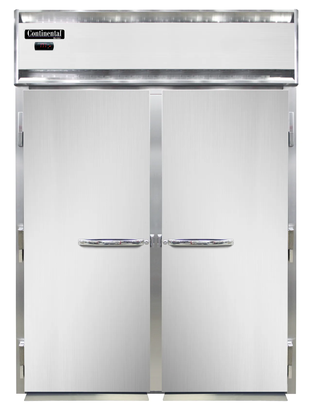 Continental DL2WI-RT-SD-GD 2-Section Heated Holding Cabinet, 64 cu ft, Stainless Steel Front, Roll-Thru
