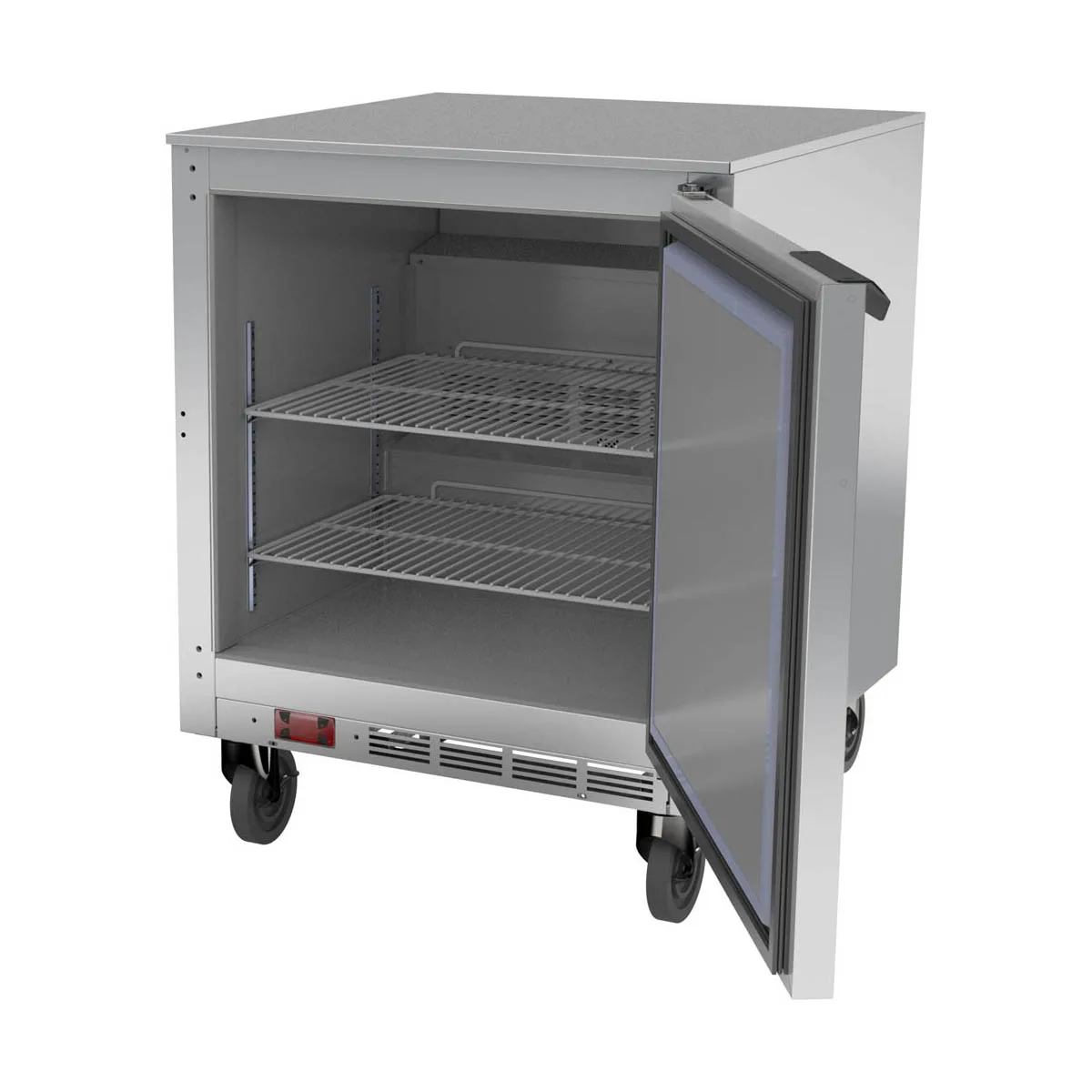 Beverage Air UCF27AHC 27" 1-Door Undercounter Freezer, Stainless Steel Exterior, 5.87 cu. ft., R290, 1/4 HP