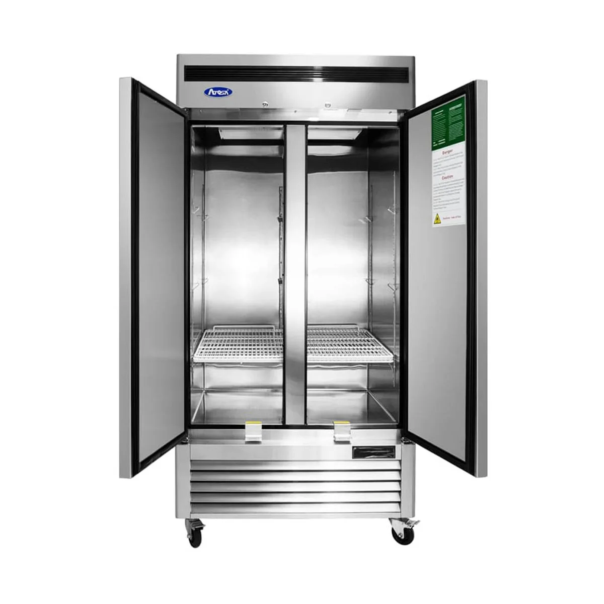 Atosa USA MBF8502GR 40" Two Section Reach-In Freezer w/ 2 Solid Doors, Bottom Mount, 29 cu. ft.