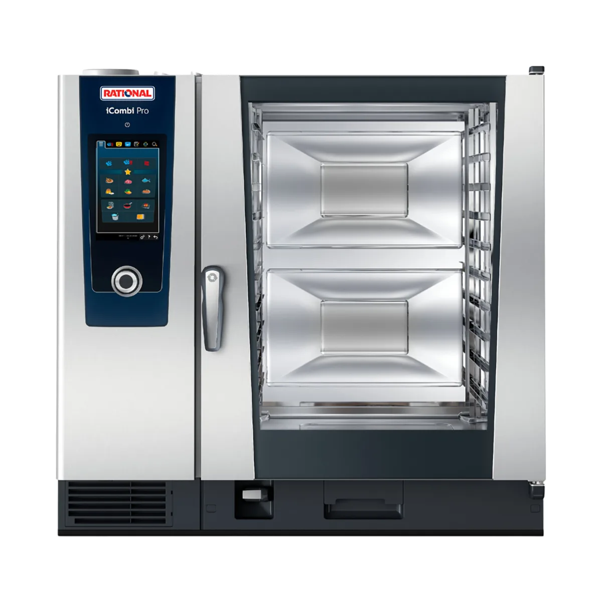 RATIONAL ICP 10-FULL NG Full Size 10 Pan Natural Gas Combi Oven w/ Intelligent Cooking, 152.000 BTU