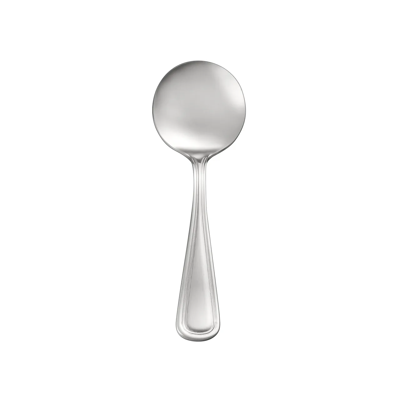 CAC China 8002-04 Elite Bouillon Spoon, 6" Length, Extra Heavy Weight, 18/8 Stainless Steel - 1 Dozen