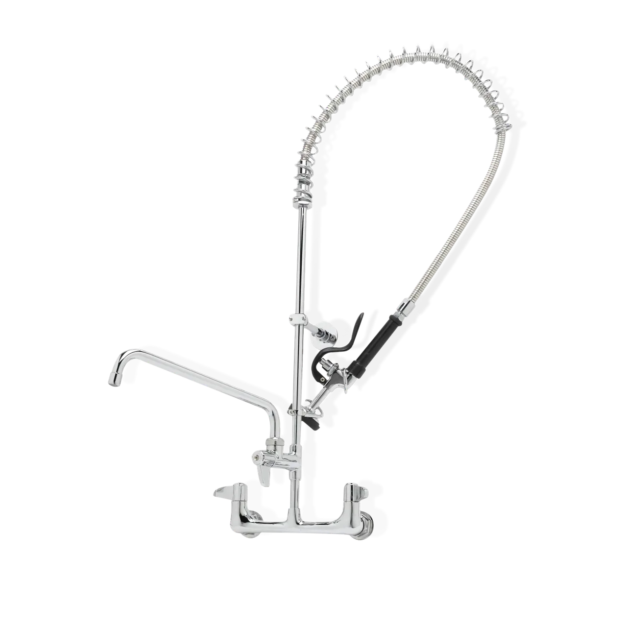 Steel Works SWPRS-W8-AF12HDLL Pre-Rinse Faucet, 8" Center, 12" Add-On Faucet