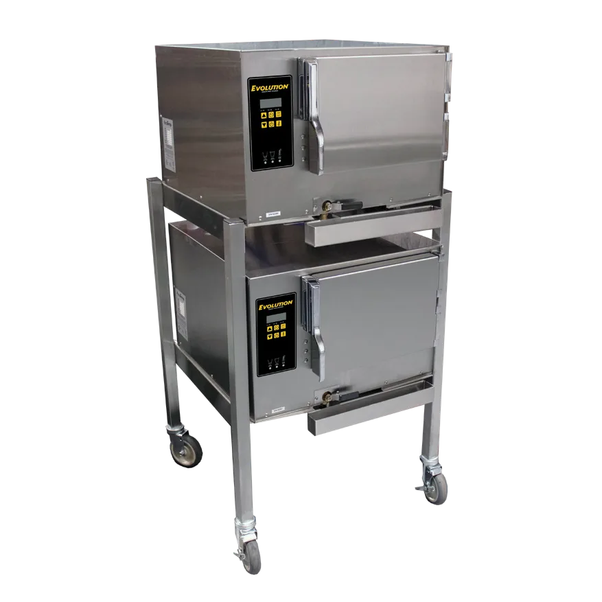 AccuTemp E32401E060 DBL Floor Model Boilerless Electric Convection Steamer