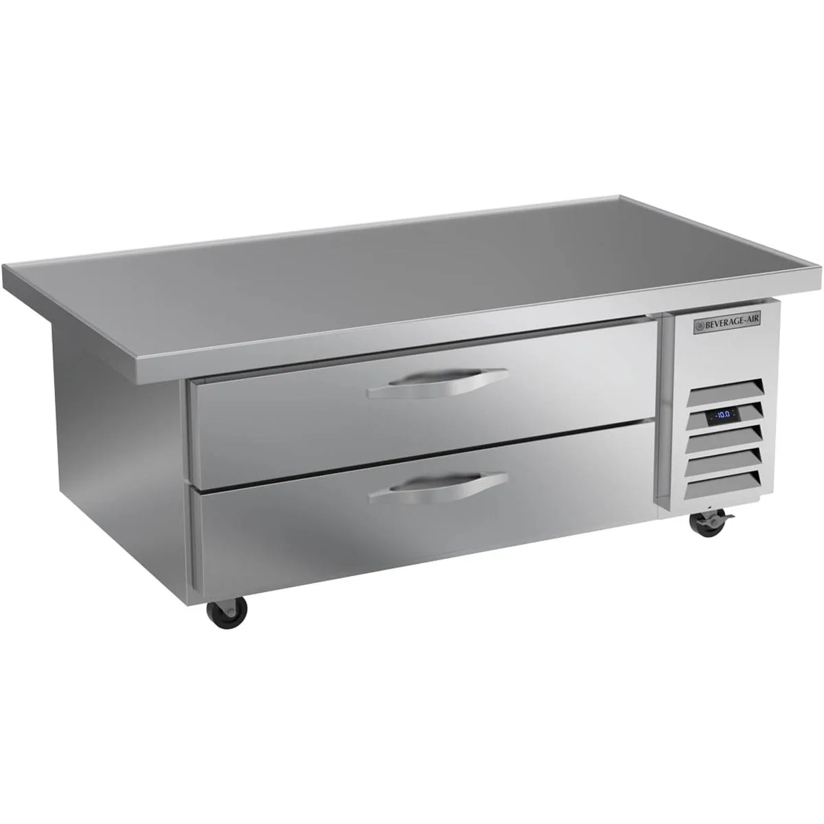 Beverage Air WTFCS52HC-60 60" 2 Drawers Worktop Freezer Chef Base w/ Marine Edge, 9.6 cu. ft.