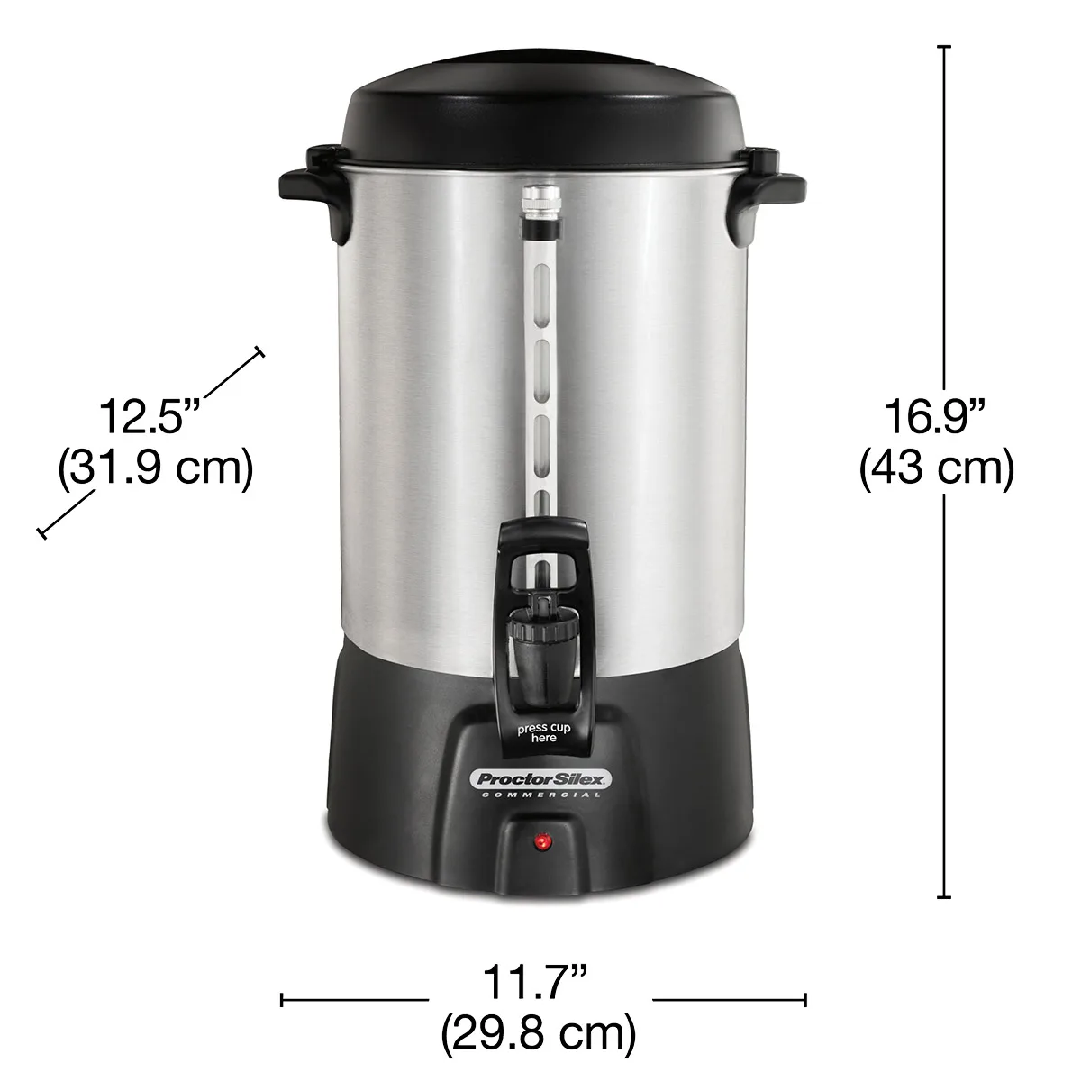 Hamilton Beach 45060R - Proctor-Silex® Coffee Urn, 60 Cup Capacity with Dual Heaters / 1.090W - 120V