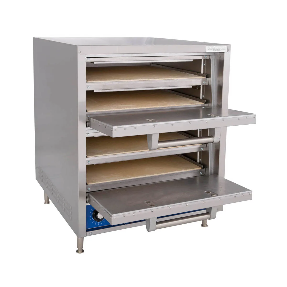 Bakers Pride P44-BL 26" Electric Countertop Pizza Bake Oven w/ 4 Decks, Thermostatic Controls