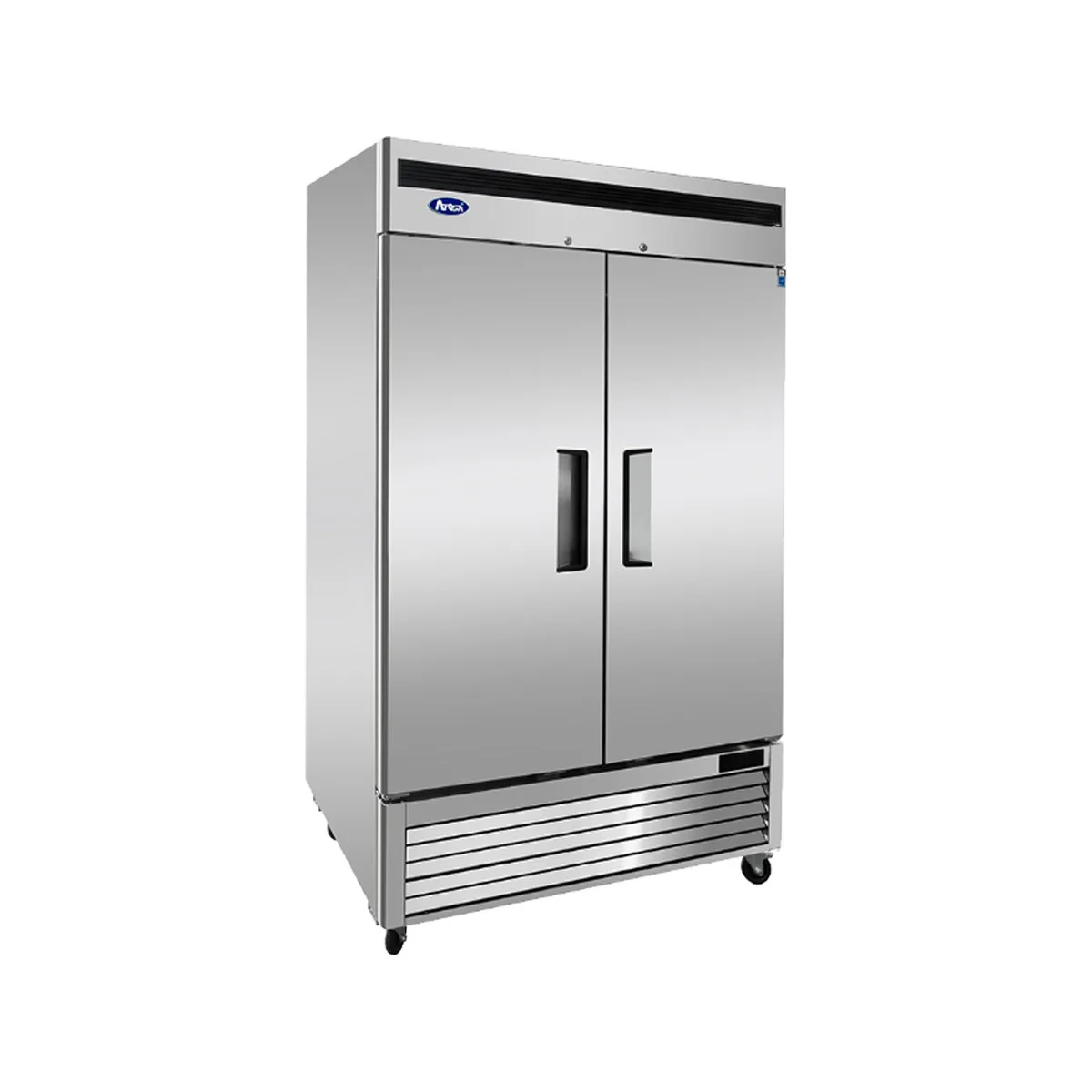 Atosa USA MBF8507GR 54" 2-Section Reach-In Refrigerator w/ 2 Solid Door, Bottom Mounted, 44 cu. ft.