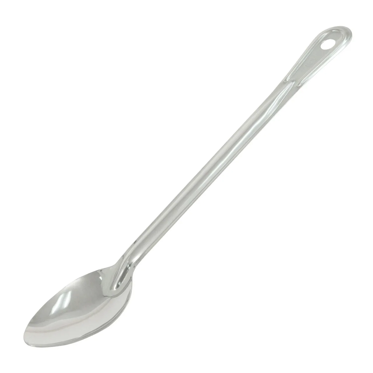CAC China SBSO-21 Stainless Steel Basting Spoon, 21"L, 1.5mm Thick, Non‑Insulated Handle