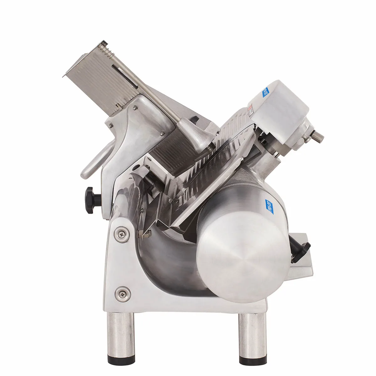 Pro-Cut KMS-12 - Manual Commercial Meat Slicer, 45° Gravity Feed, 1-1/2" Max Slice, 12" German Stainless Blade, Gear-Driven, 1/3 HP, 250W, 115V