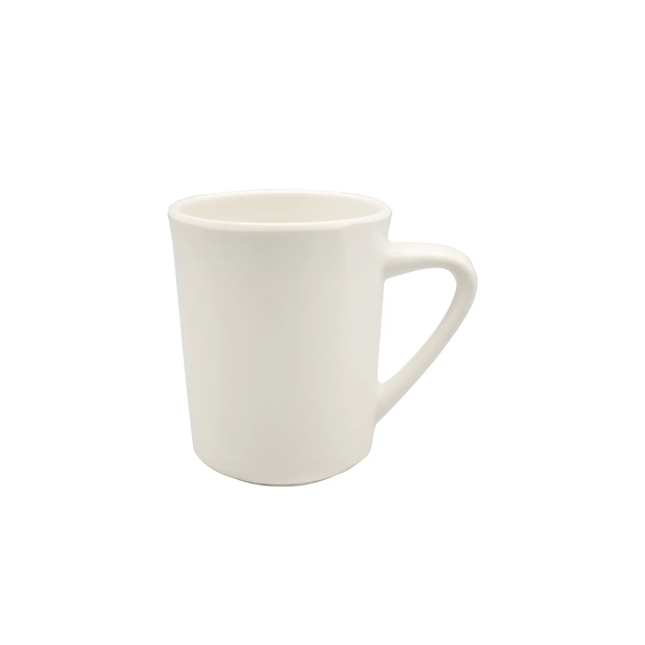 CAC China MLDRE-SI8 - 8 oz Plastic Mug, 3"W x 3"D x 3.5"H, Melamine, Black/Cherry - 1 Dozen