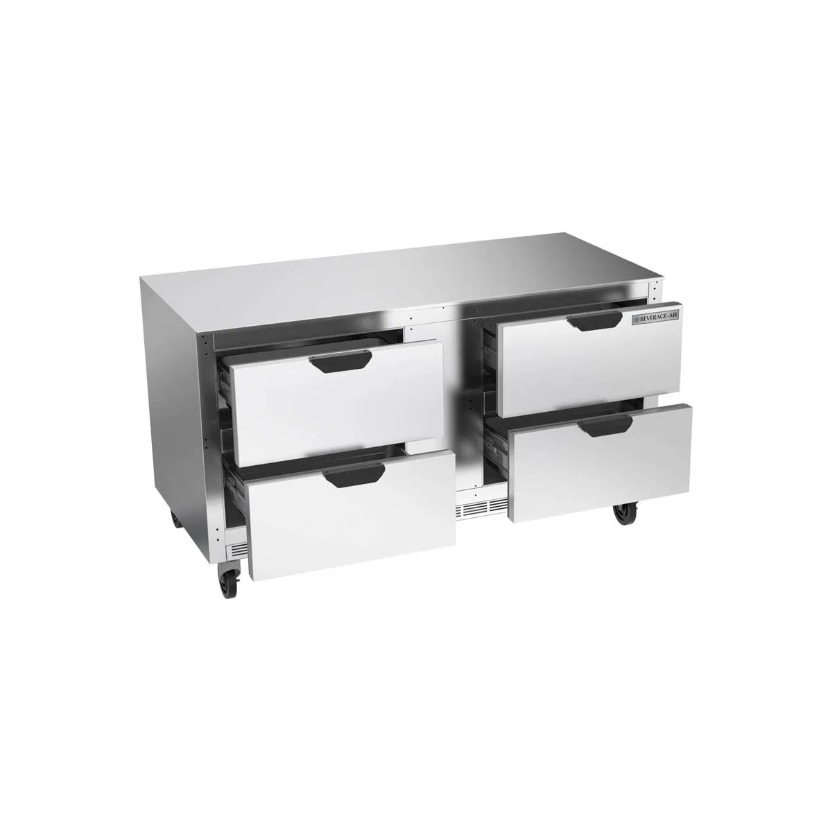 Beverage-Air UCFD60AHC-4 60" 2-Section Undercounter Freezer w/ 4 Drawers, 15.8 cu. ft.