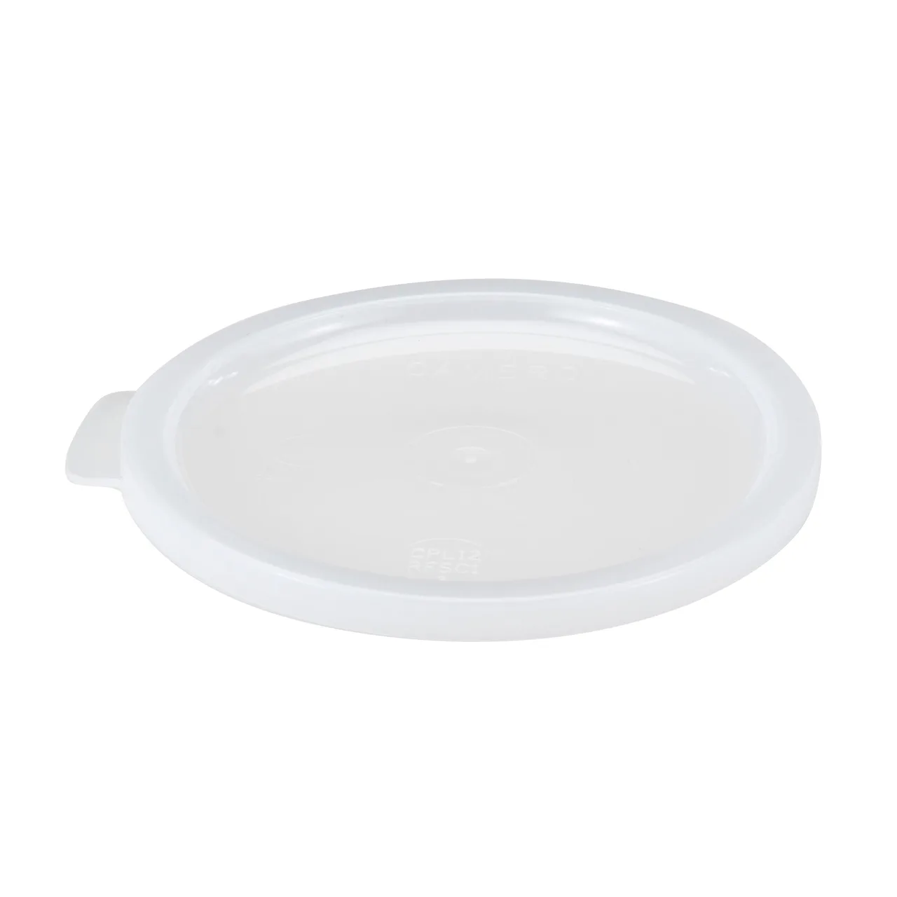 Cambro CCPL12148 Snap-On Plastic Salad Crock Cover, Round White, Fits CCP12 Crock, Made in USA