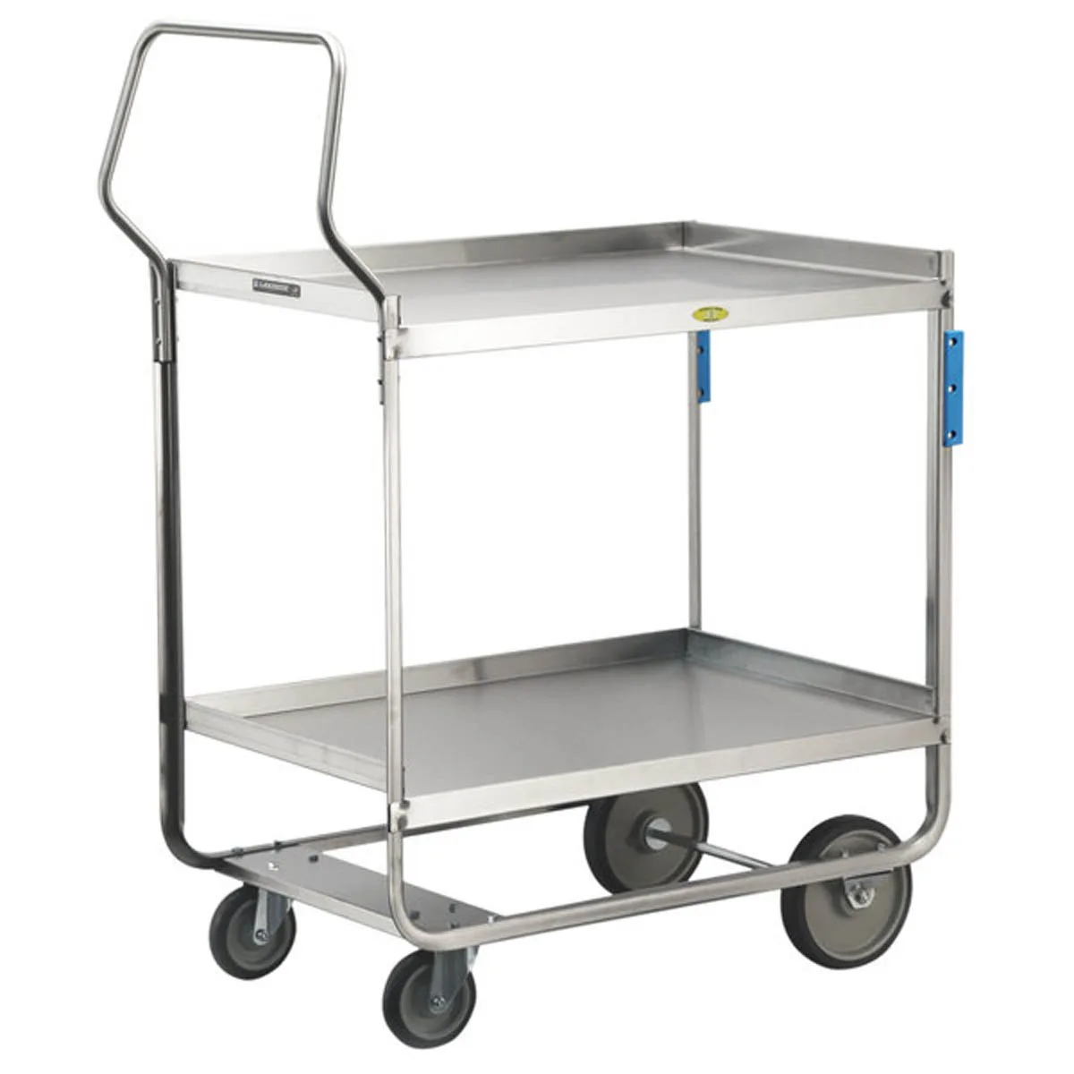 Lakeside 4759 54" Stainless Steel 3-Shelf Heavy Duty Utility Cart w/ 700 lb Capacity