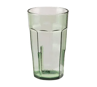 Cambro LT22427 Laguna Tumbler – 22 oz SAN Plastic, Textured Hammered Spanish Green Finish