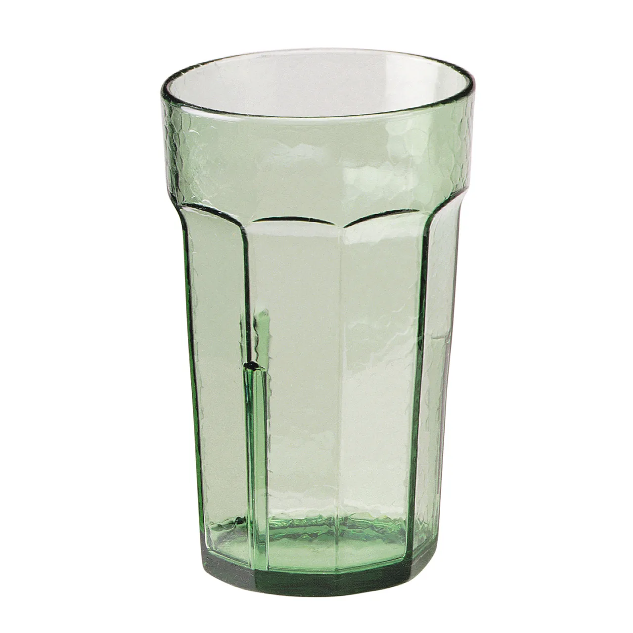 Cambro LT8427 Laguna 8‑oz Plastic Tumbler, Green Textured SAN, Impact‑Resistant, Break‑Resistant