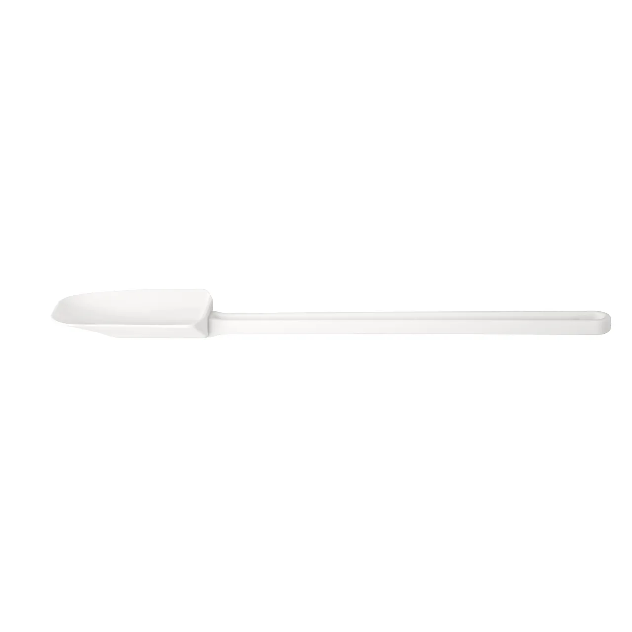 CAC China KUSB-R-16 Commercial Spatula, 16-1/4", Rubber Blade, White Handle, BPA Free