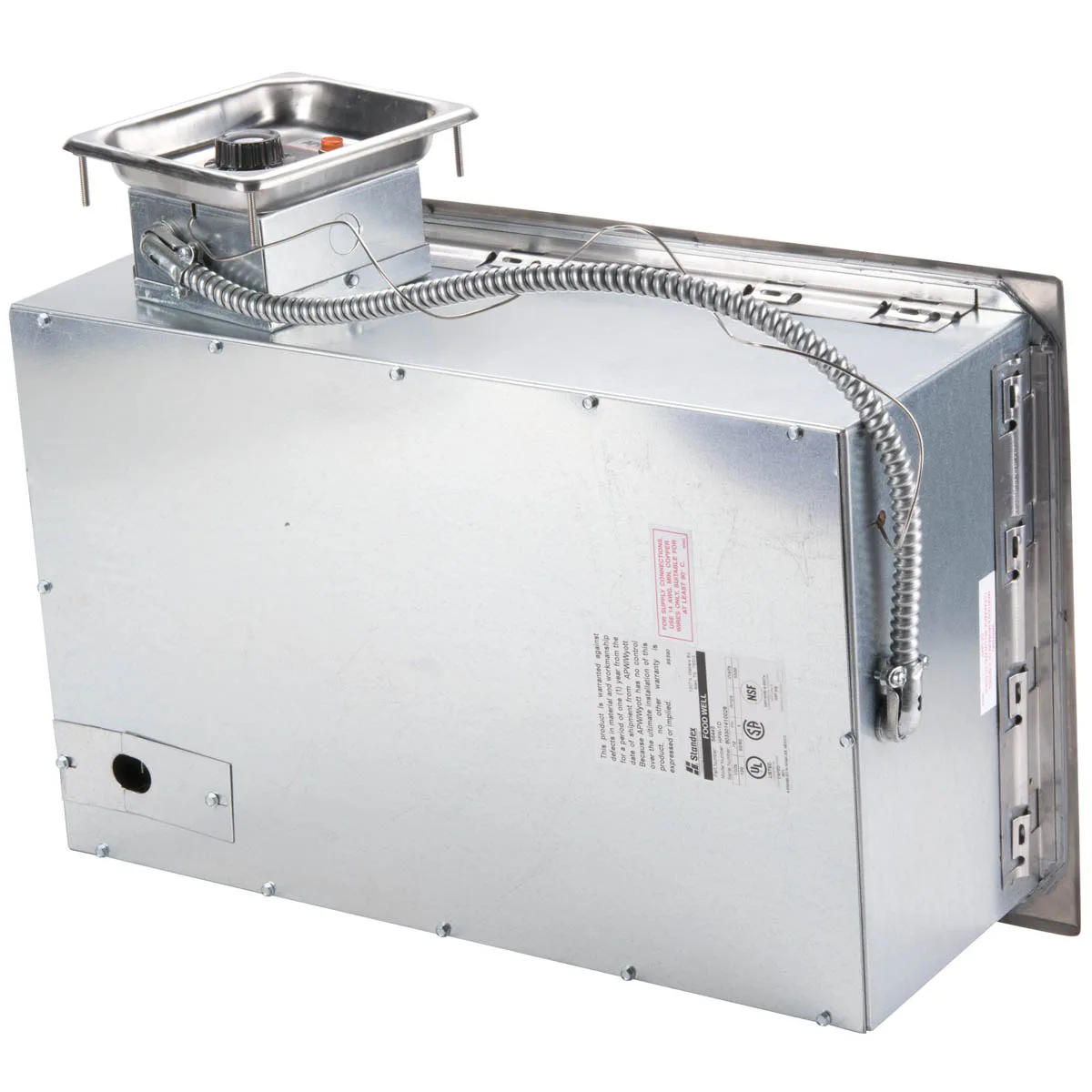 APW Wyott HFW-1TDS 15" Electric Drop-In Hot Food Well Unit, 12" x 20" Well, Insulated