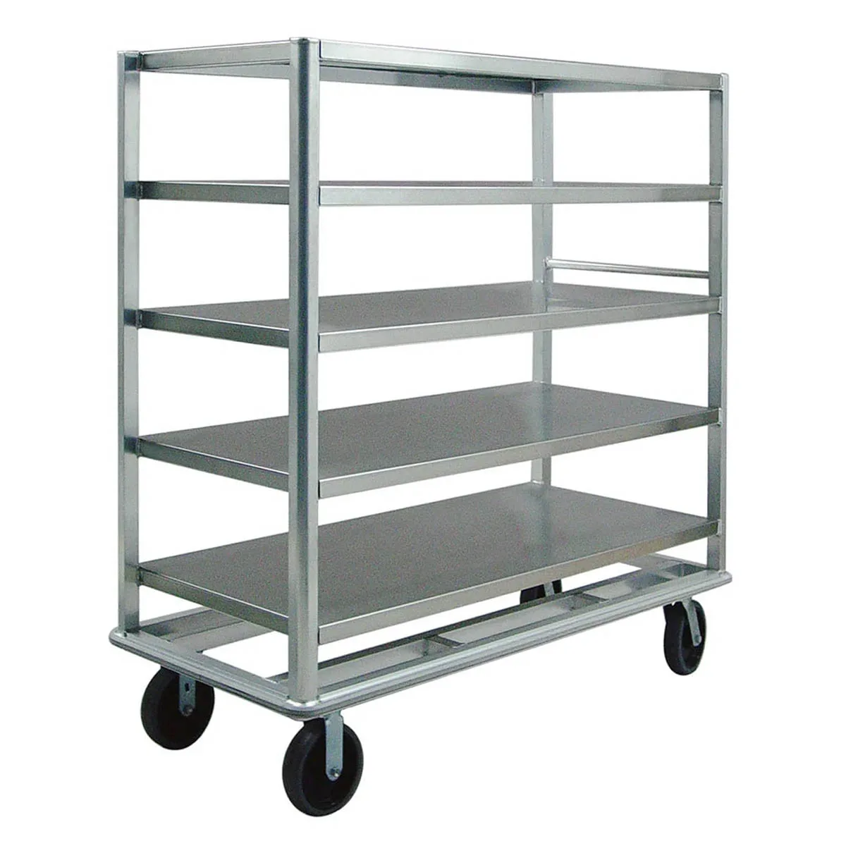 New Age 97942 Queen Mary Banquet Cart w/ (5) Solid Stainless Shelves, 10-1/2" Spacing