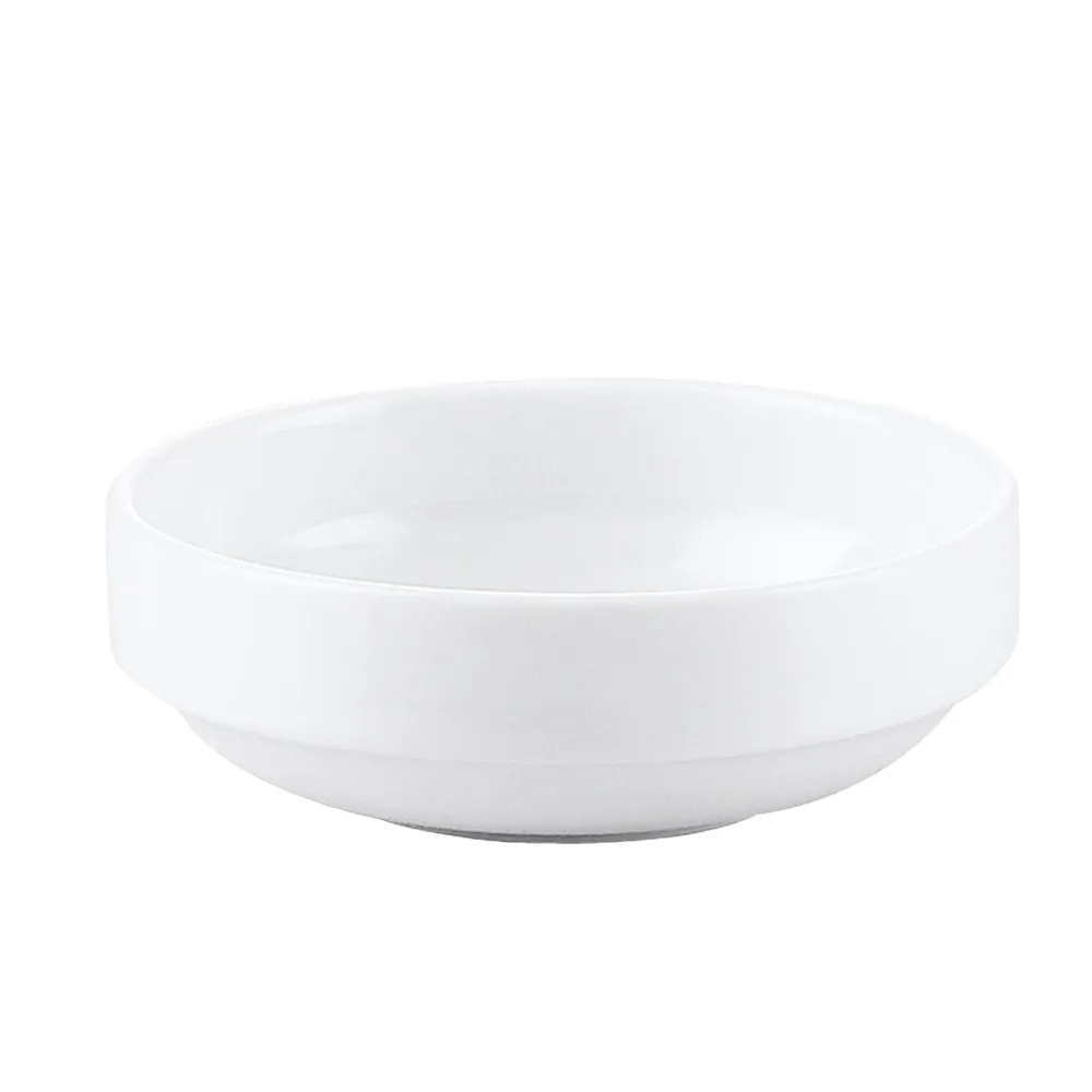 CAC China RCN-B529 - 68 oz White Porcelain Round Bowl 9" Dia x 2-3/4" H, Dishwasher Safe - Dozen