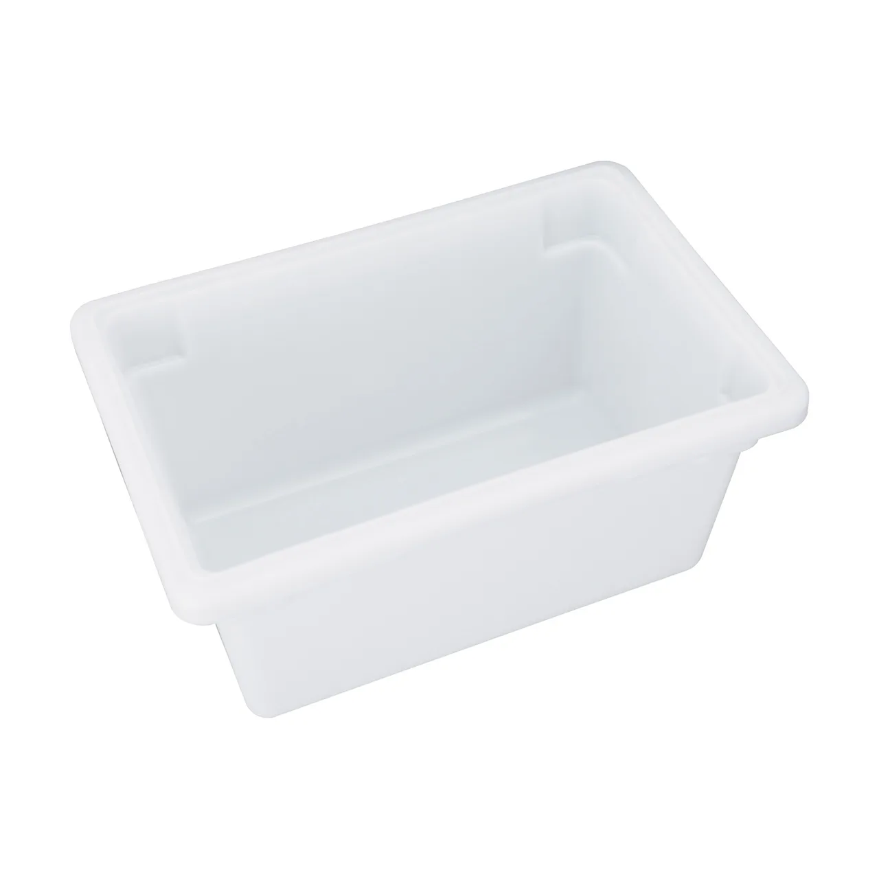 CAC China FS4H-9W Food Storage Box 5 Gallon, 18"L x 12"W x 9"H, Polypropylene, White, BPA‑Free