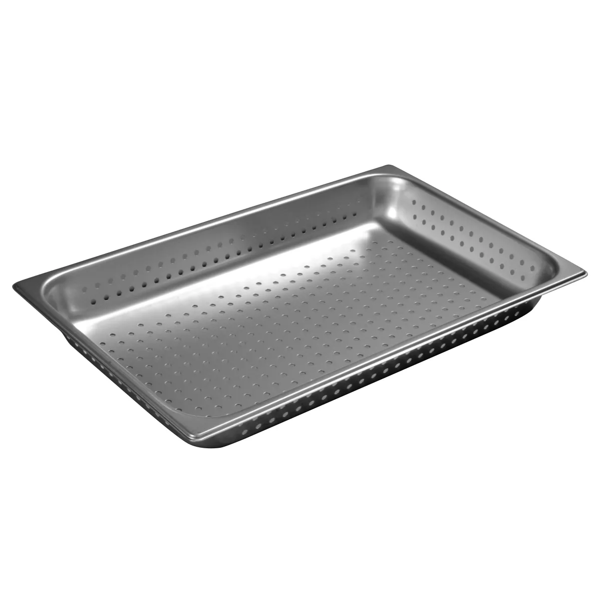 Carlisle 607002P DuraPan Steam Table 10.4 Qt, Perforated, 2-1/2" Deep, 24‑Gauge 18/8 Stainless NSF
