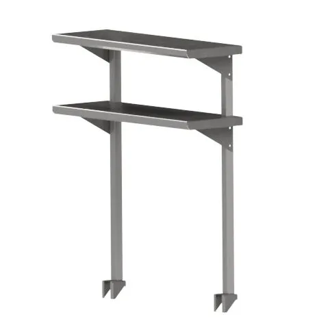 John Boos OSC26FK-1284 Overshelf, Cantilevered, Double, 84"W X 12"D