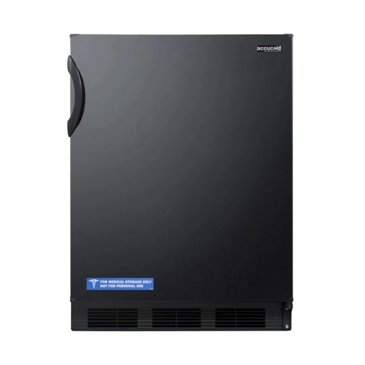 Summit FF7BKBI 24" Built-in or Freestanding Undercounter Refrigerator in Black, 5.5 cu. ft.