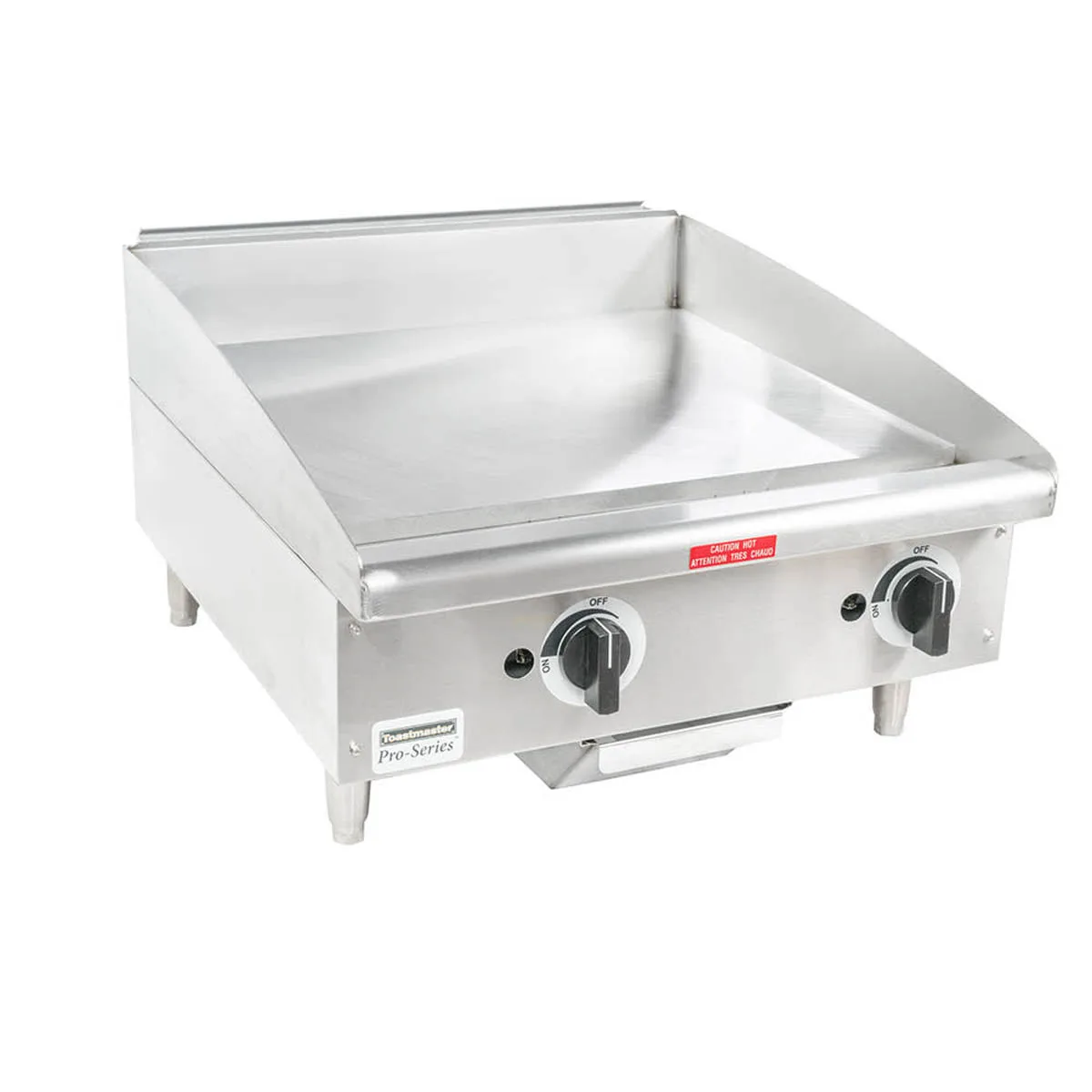 Toastmaster TMGM24 24" Countertop Manual Gas Griddle, 3/4" Steel Plate, 40.000 BTU