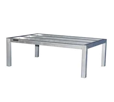 Serv-Ware CWP-DR-243612-V Dunnage Rack, 36"W x 24"D x 12"H, 2500 lbs, Aluminum, NSF, 1-1/2" Square Welded