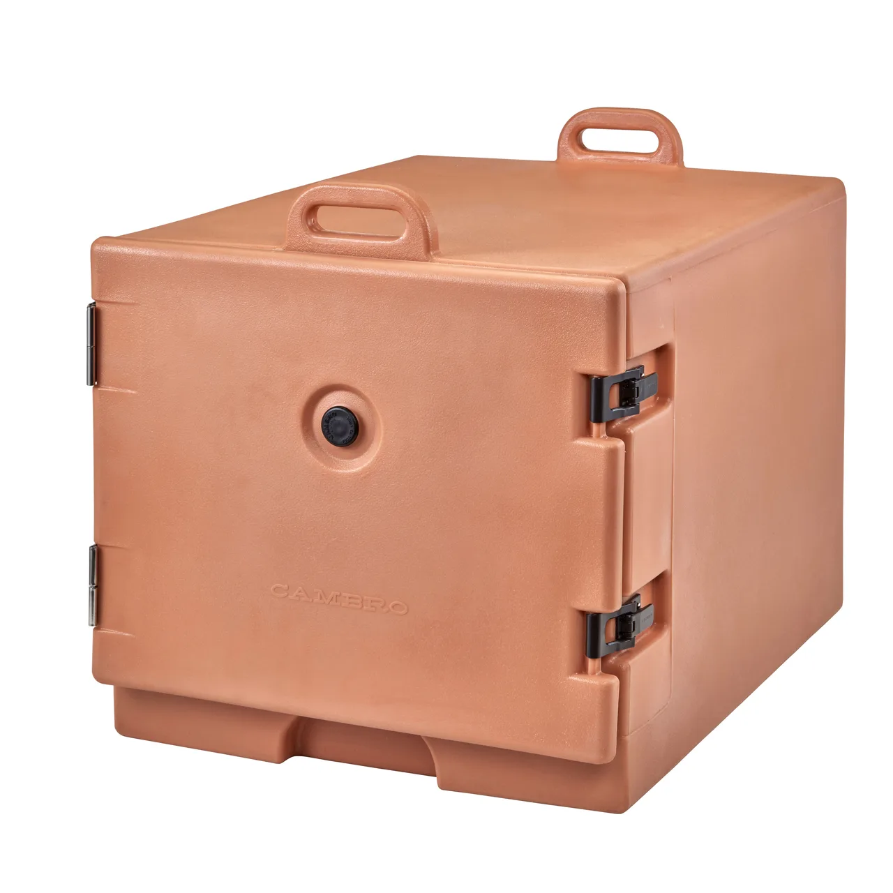 Cambro 1826MTC157 Front Loading Insulated Tray / Sheet Pan Carrier w/ 6 Pan Capacity, Coffee Beige