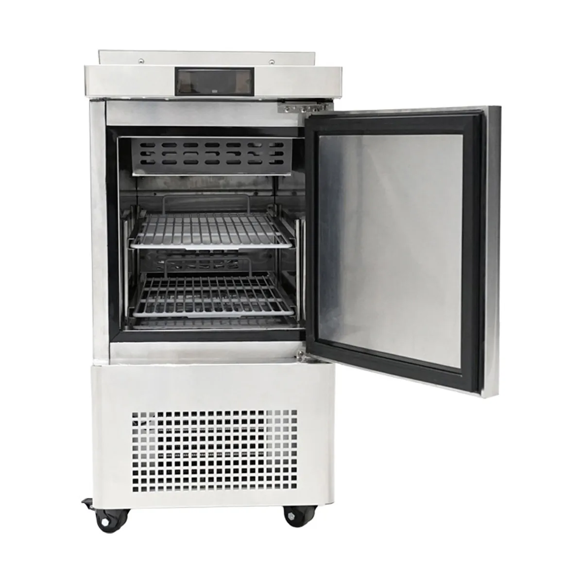 Atosa USA MSF17GR-NTCV 17" One Section Sandwich / Salad Prep Table w/ 1 Door, 8 pans 3.7 cu. ft.