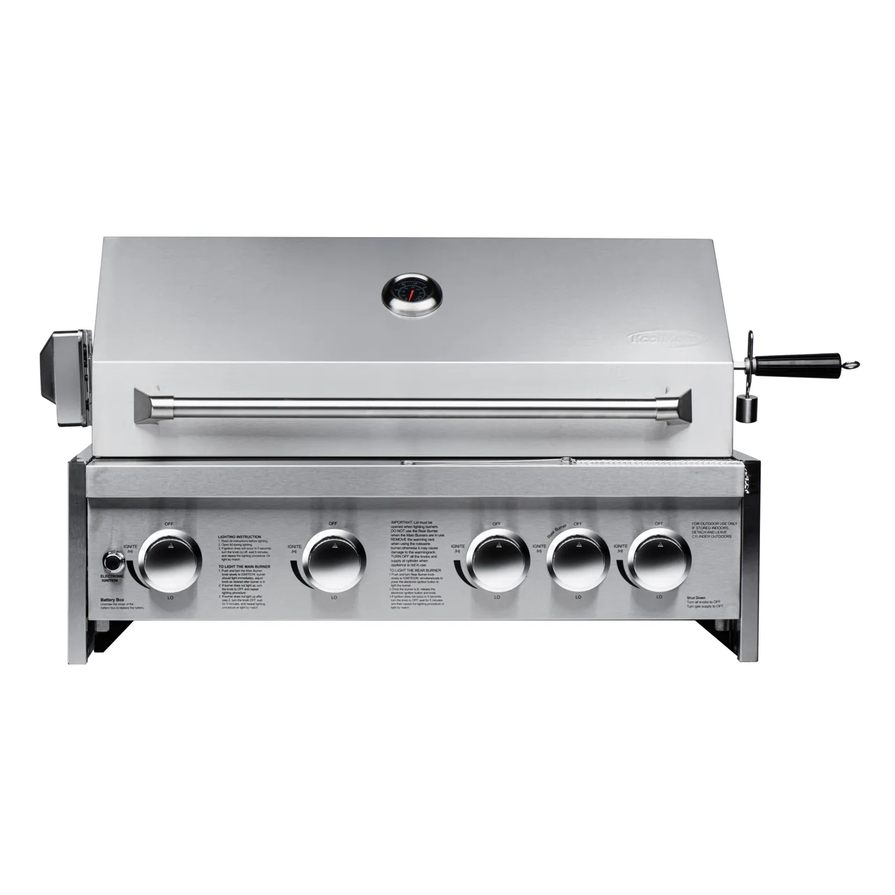 Koolmore KM-OKS-BQ30 30" Commercial Outdoor BBQ Grill, 5 Burners, 59.500 BTU