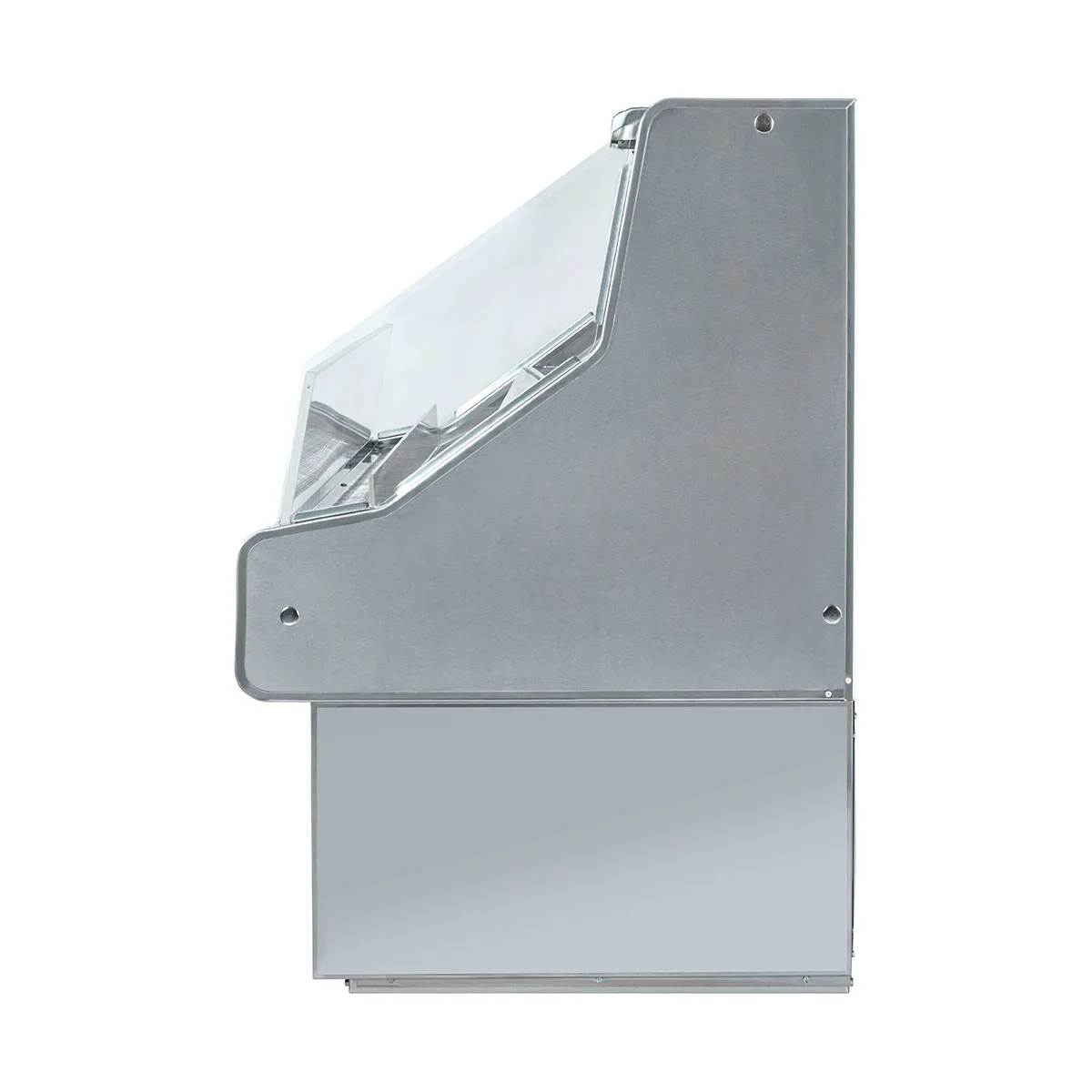 Howard-McCray SC-OS30E-5-S 63" Horizontal Impluse Open Merchandiser, Stainless Steel, Self-Contained