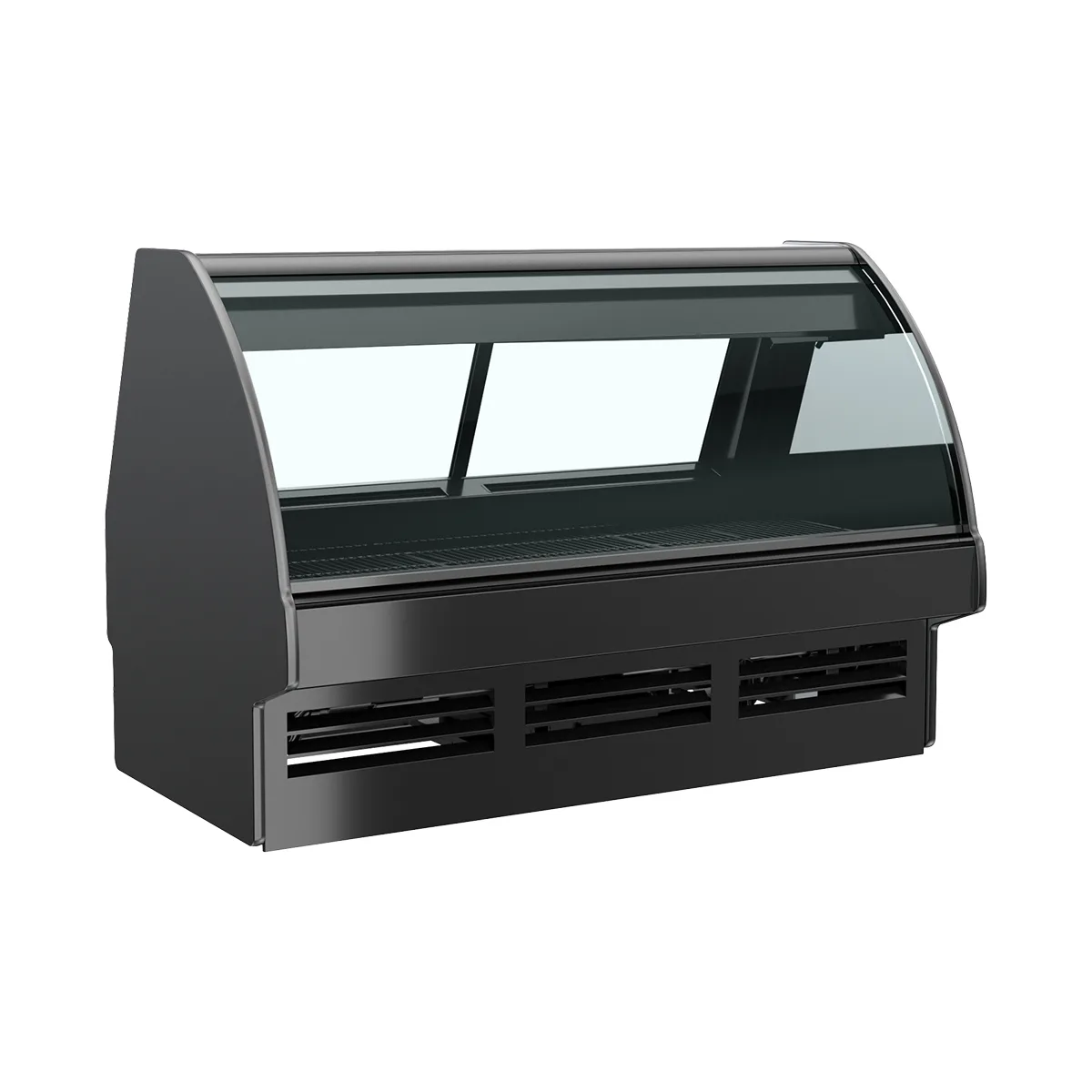 Structural Concepts GMG6 75" Single Duty Curved Refrigerated Meat Display Case, Remote