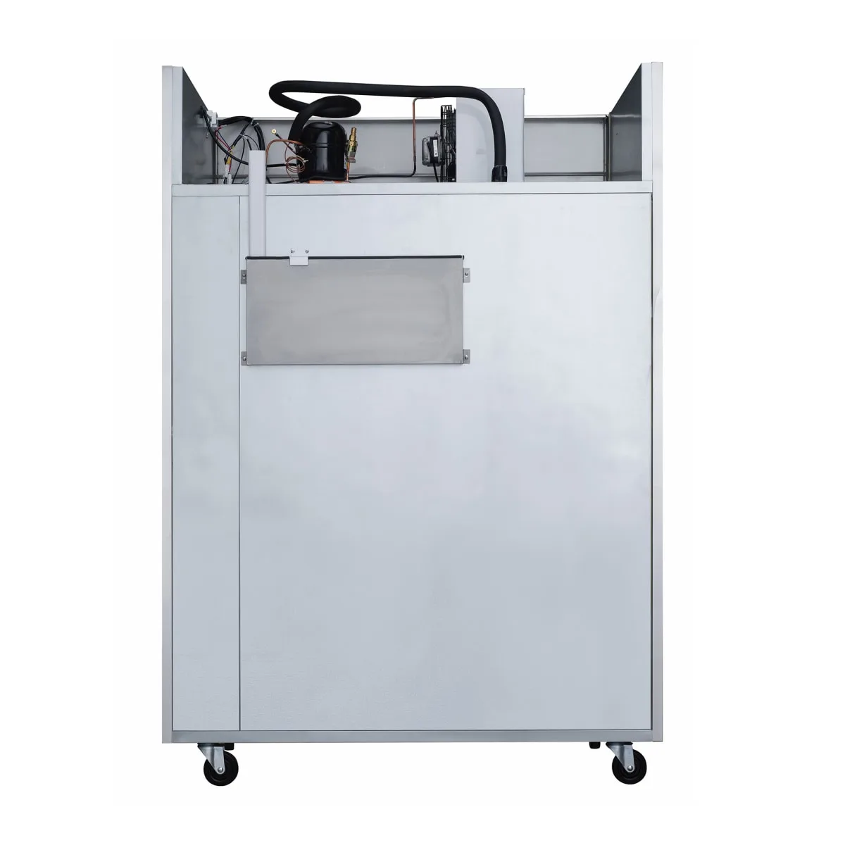 Dukers D55AF 55 1/8" Two Section Reach In Freezer, (2) Left/Right Hinge Solid Doors, 115v